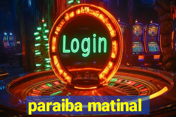 paraiba matinal